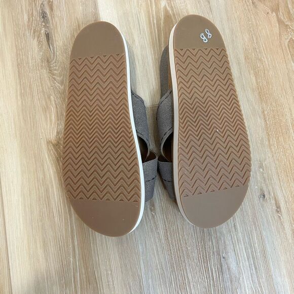 TOMS Marisa Dusty Gold Star Suede Sandal Women’s Size 10 - Picture 5 of 10